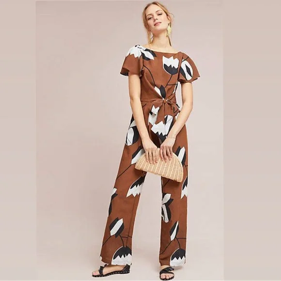 NWOT Eva Franco Miranda Jumpsuit - Size 2 - Picture 3 of 11